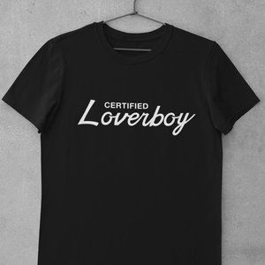 Certified Lover Boy Shirt, CLB, Black White